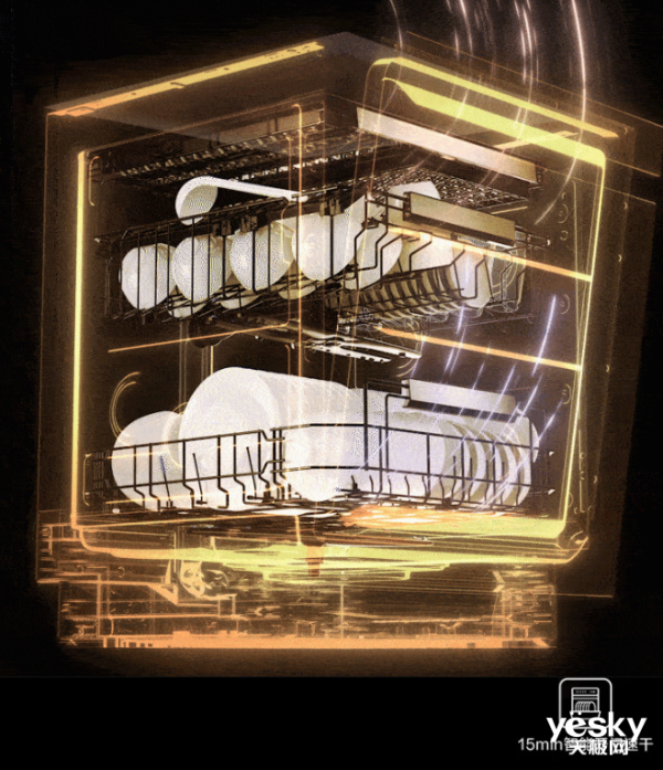 款大容量嵌入式洗碗机助你轻松躺平开元棋牌app春节最怕洗碗？3(图9)